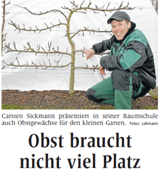 Obstbäime, Spalierobst